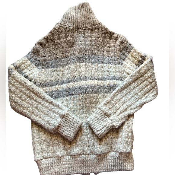 Vintage Caldwell Pure Virgin Wool Zip Up Cardigan Sweater Jacket Men’s M - Picture 2 of 6